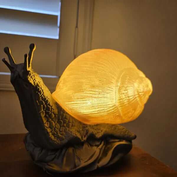 Snail Lamp Night Light Cottagecore Desk Decor