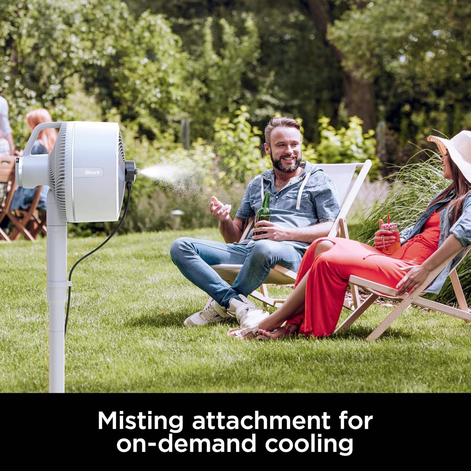 Shark FlexBreeze Pro Mist Fan — Indoor & Outdoor, Integrated Misting