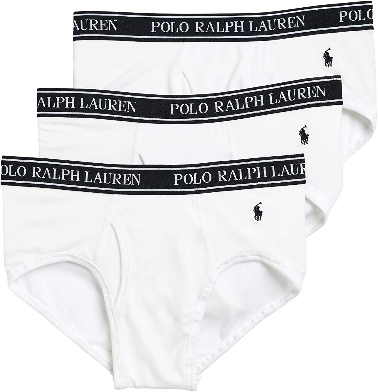 POLO Men's Stretch Classic Fit Cotton Briefs
