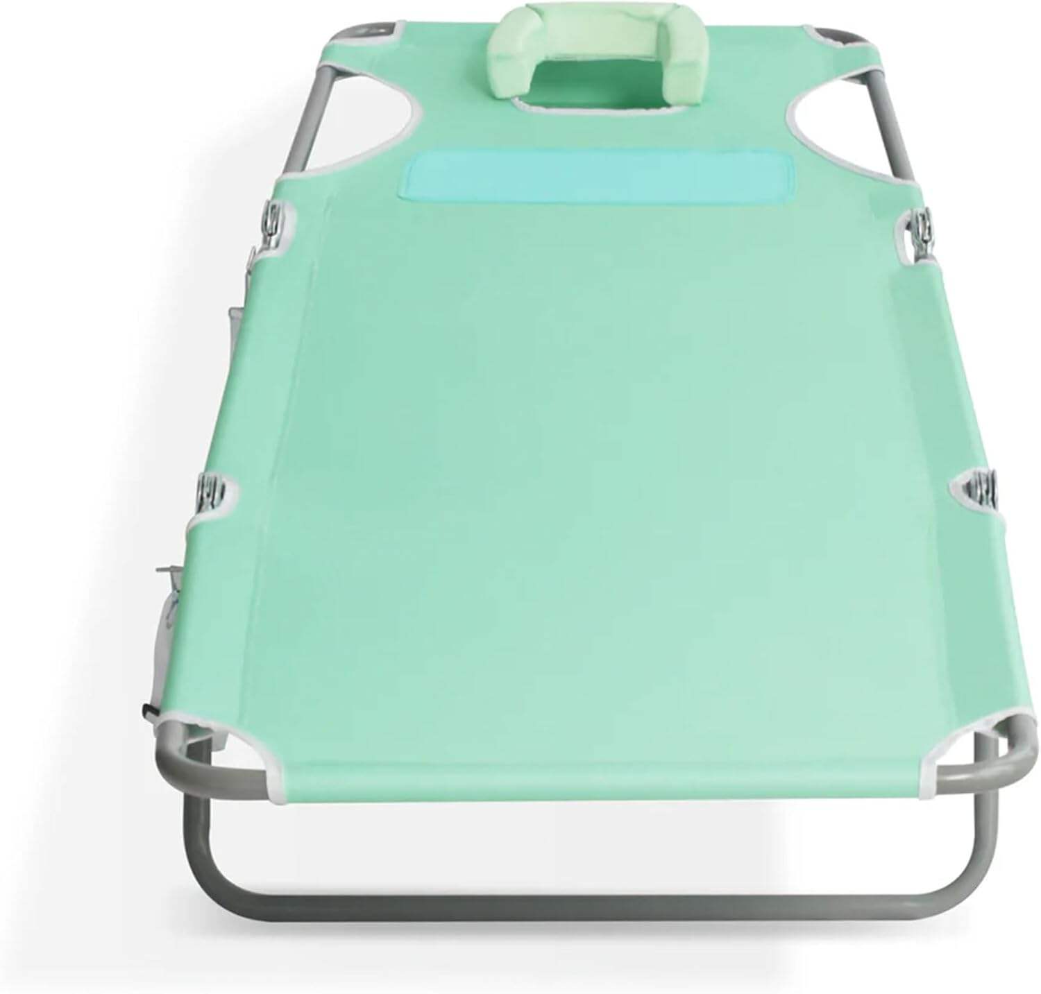 Ostrich Ladies Comfort Lounger, Foldable Beach Camping Pool Tanning Chair, Aqua