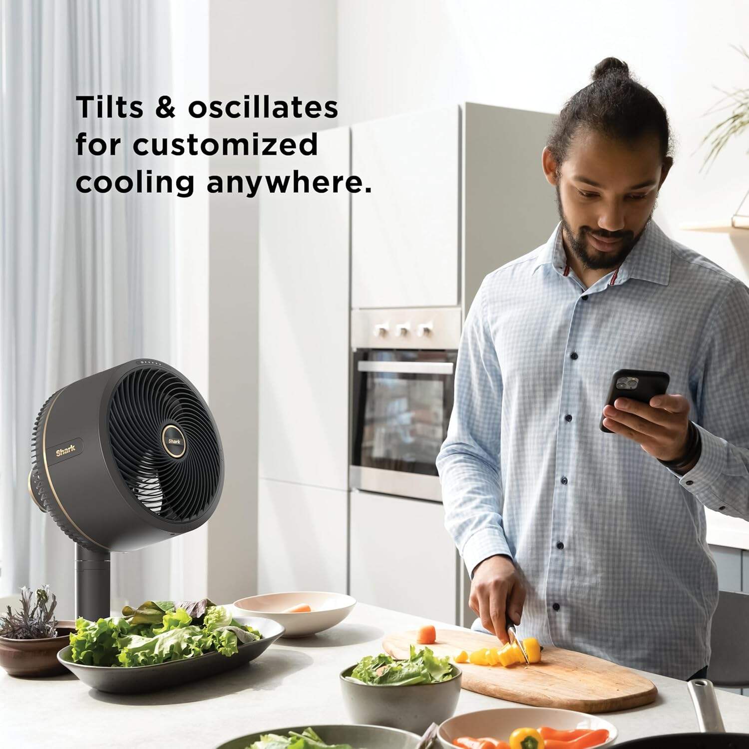 Shark FlexBreeze Pro Mist Fan — Indoor & Outdoor, Integrated Misting