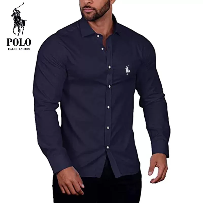 Ralph Lauren Men's pure cotton Long Sleeve Shirt