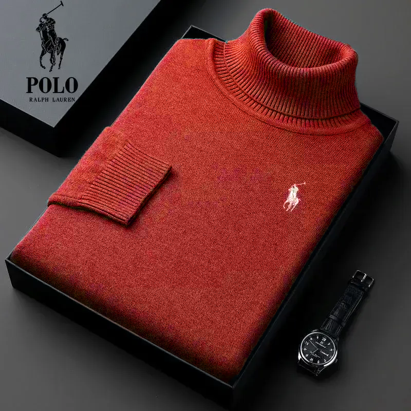 Ralph Lauren Men's Turtleneck Thick Loose Casual Knit Sweater��9 Pack Only $49.98��