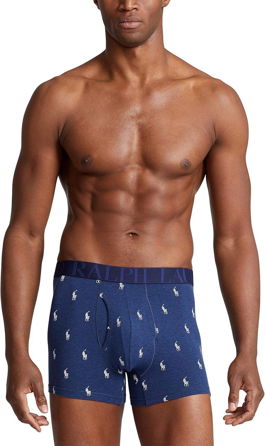 Polo Ralph Lauren Men's Stretch Classic Fit Boxer Briefs, Trunks & Long Leg Available, 3-pack