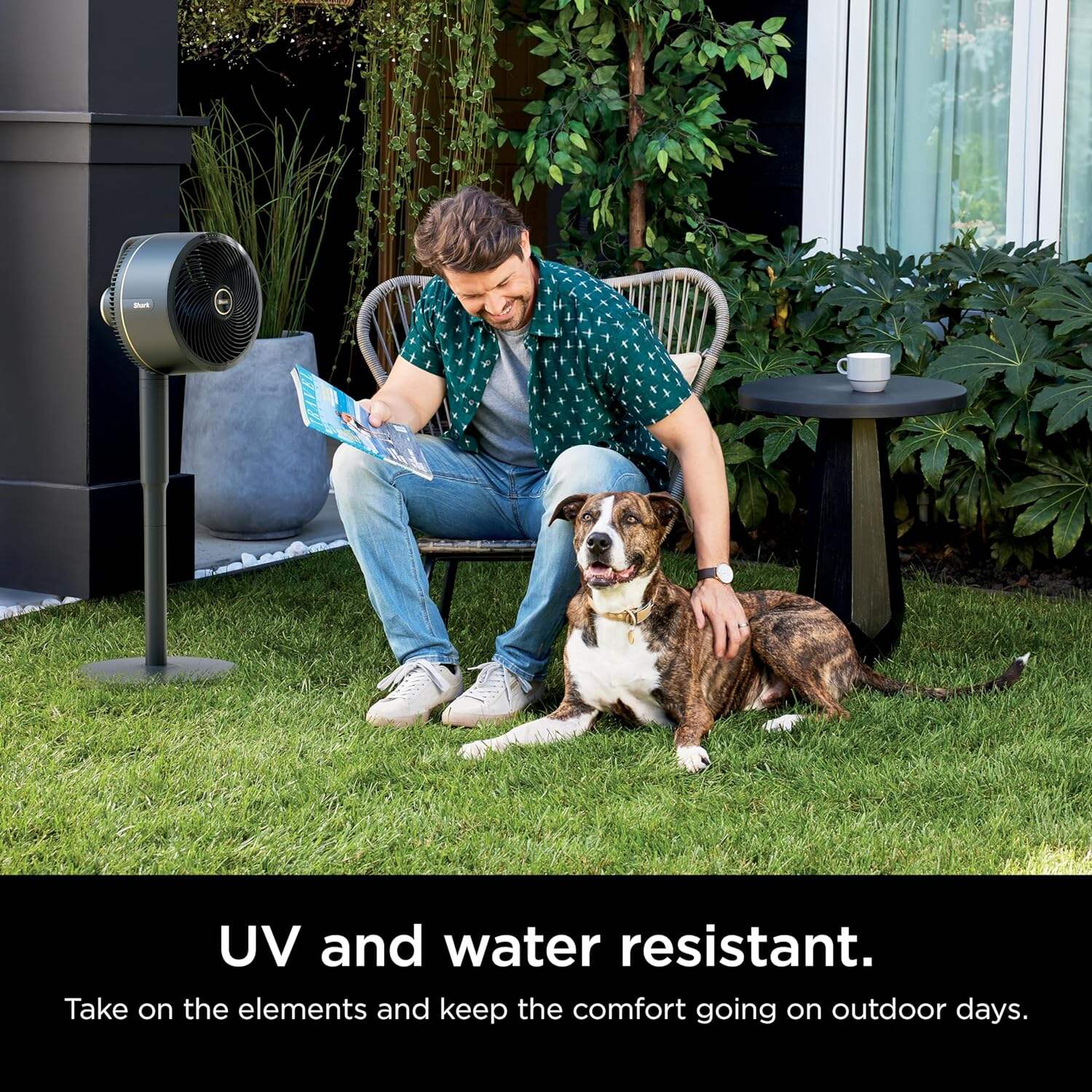 Shark FlexBreeze Pro Mist Fan — Indoor & Outdoor, Integrated Misting