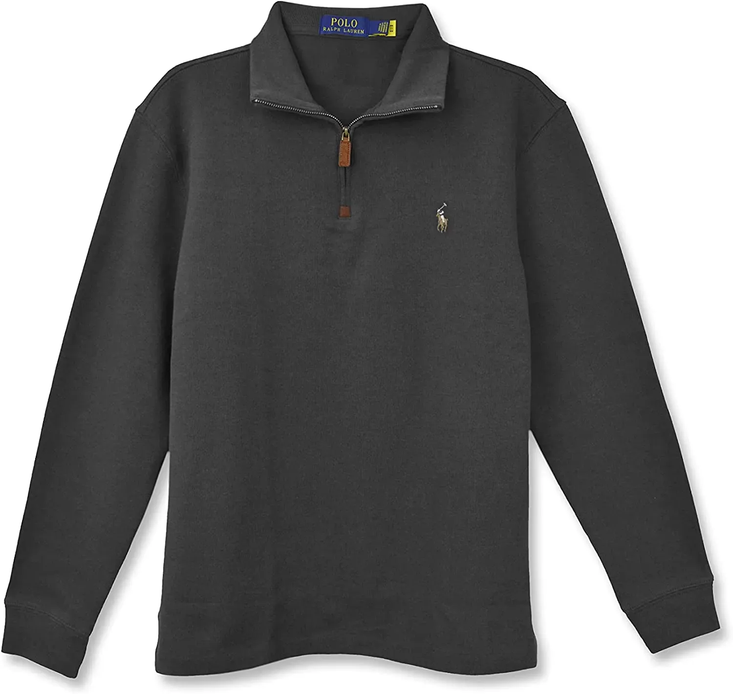 POLO RALPH LAUREN Men's Classic Estate-Rib Quarter-Zip Pullover Sweater