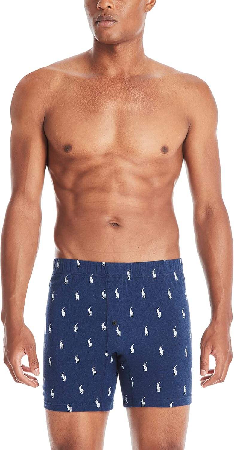 Polo Ralph Lauren Men's Classic Fit Knit Boxers 3 Pack