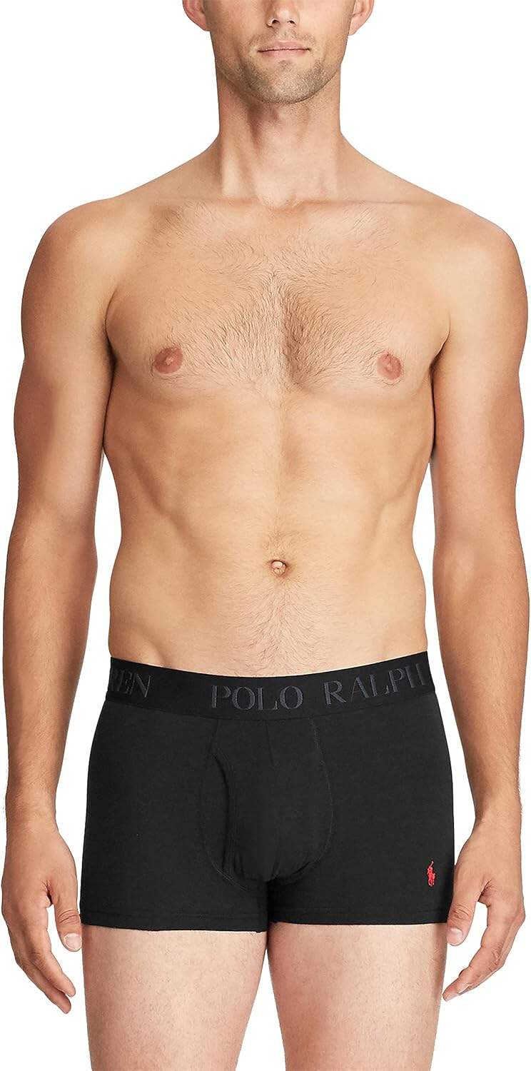 Polo Ralph Lauren Men's 4D Flex Cotton Modal Stretch Boxer Briefs (3 Pack)