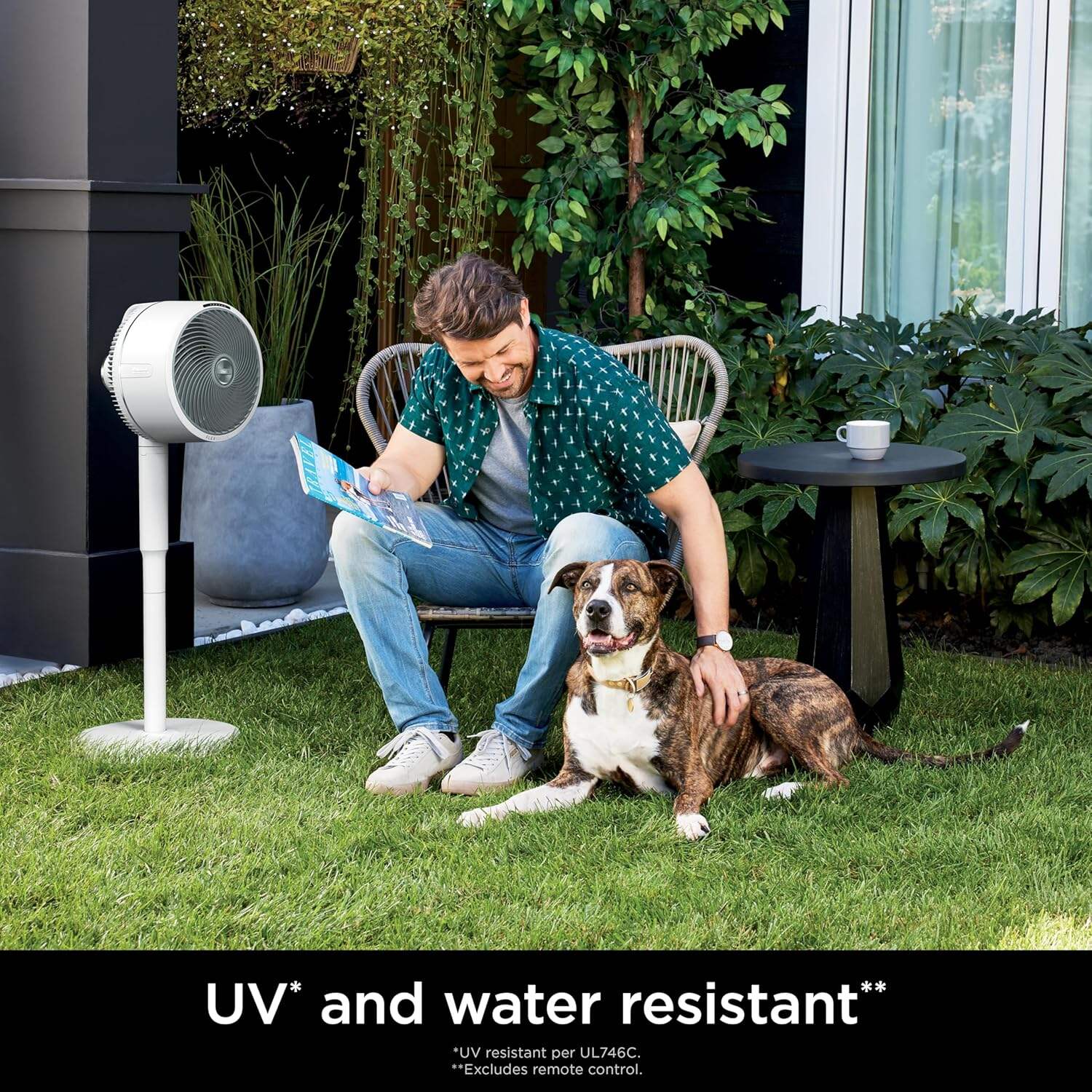 Shark FlexBreeze Pro Mist Fan — Indoor & Outdoor, Integrated Misting