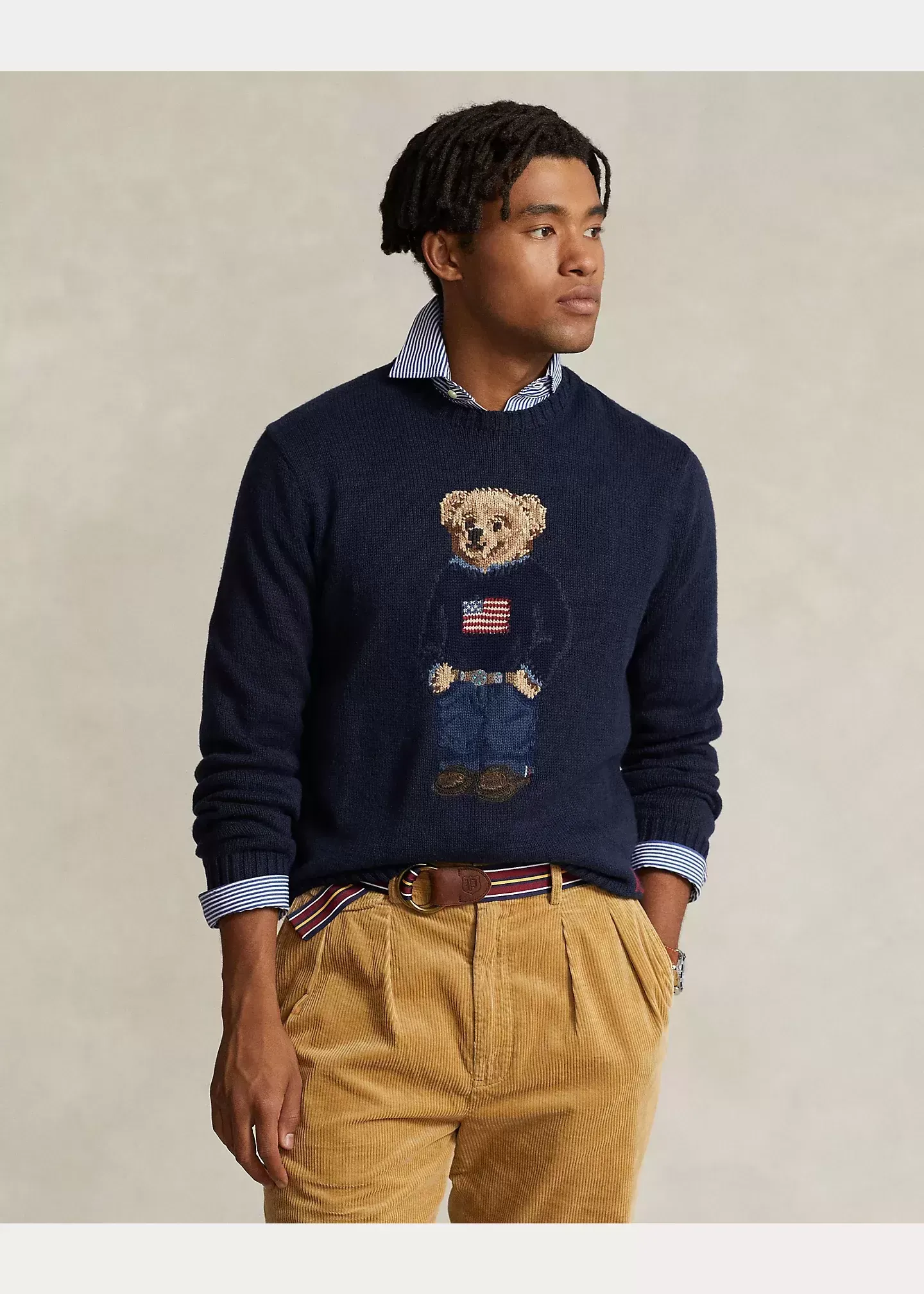 Polo Ralph Lauren Polo Bear Cotton-Linen Sweater