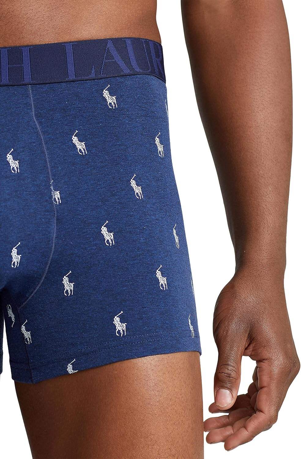 Polo Ralph Lauren Men's Stretch Classic Fit Boxer Briefs, Trunks & Long Leg Available, 3-pack