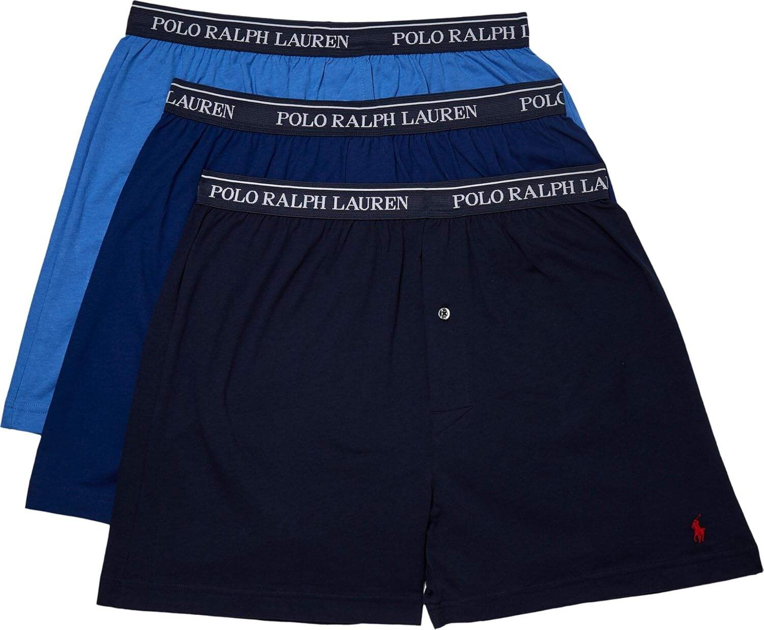 Polo Ralph Lauren Men's Classic Fit Knit Boxers 3 Pack