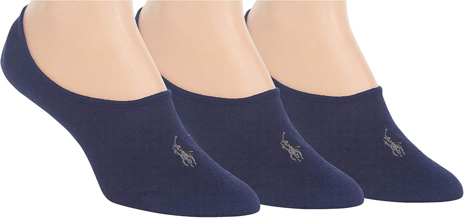 Polo Ralph Lauren Men's Light Weight Liner Socks (3 Pairs)