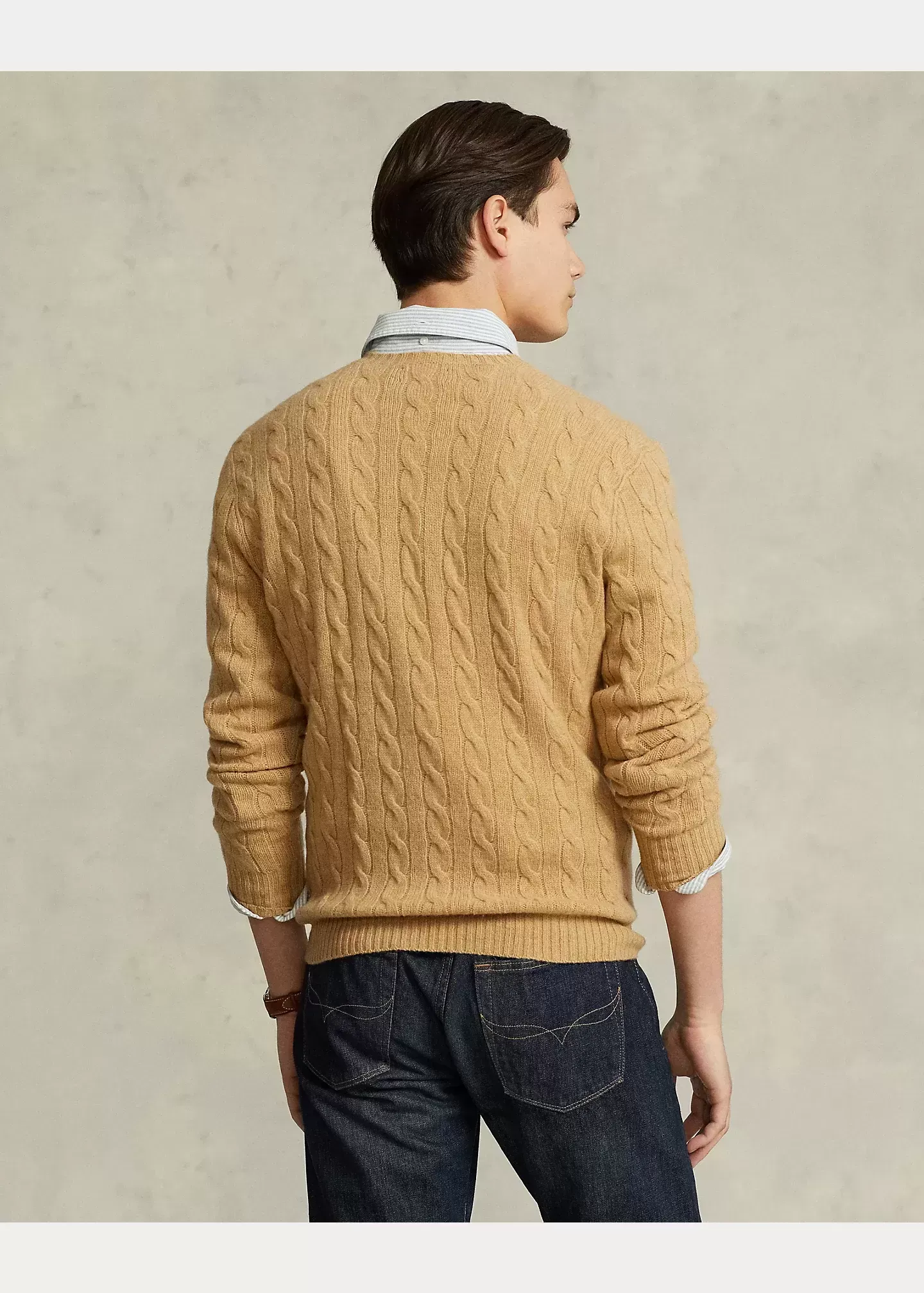 Polo Ralph Lauren Cable-Knit Wool-Cashmere Sweater