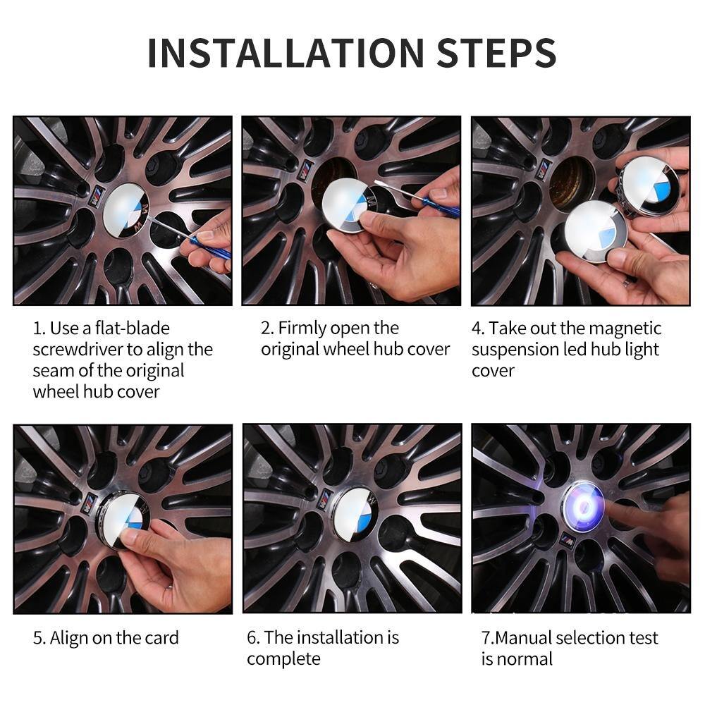 🔥Magnetic Suspension LED Floating Wheel Cap 2025 Version 4PC
