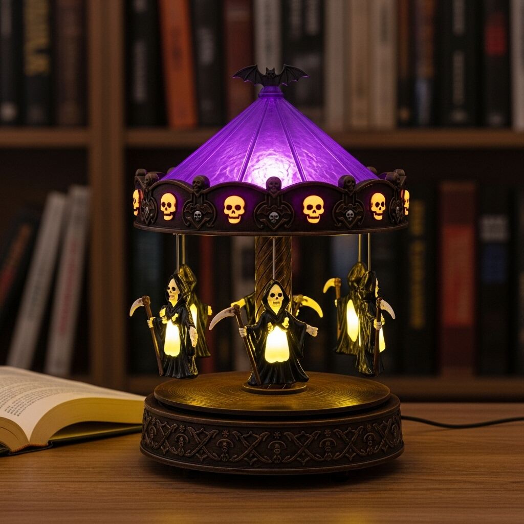 ☠️Grim Reaper Carousel Lantern - Halloween Limited Edition