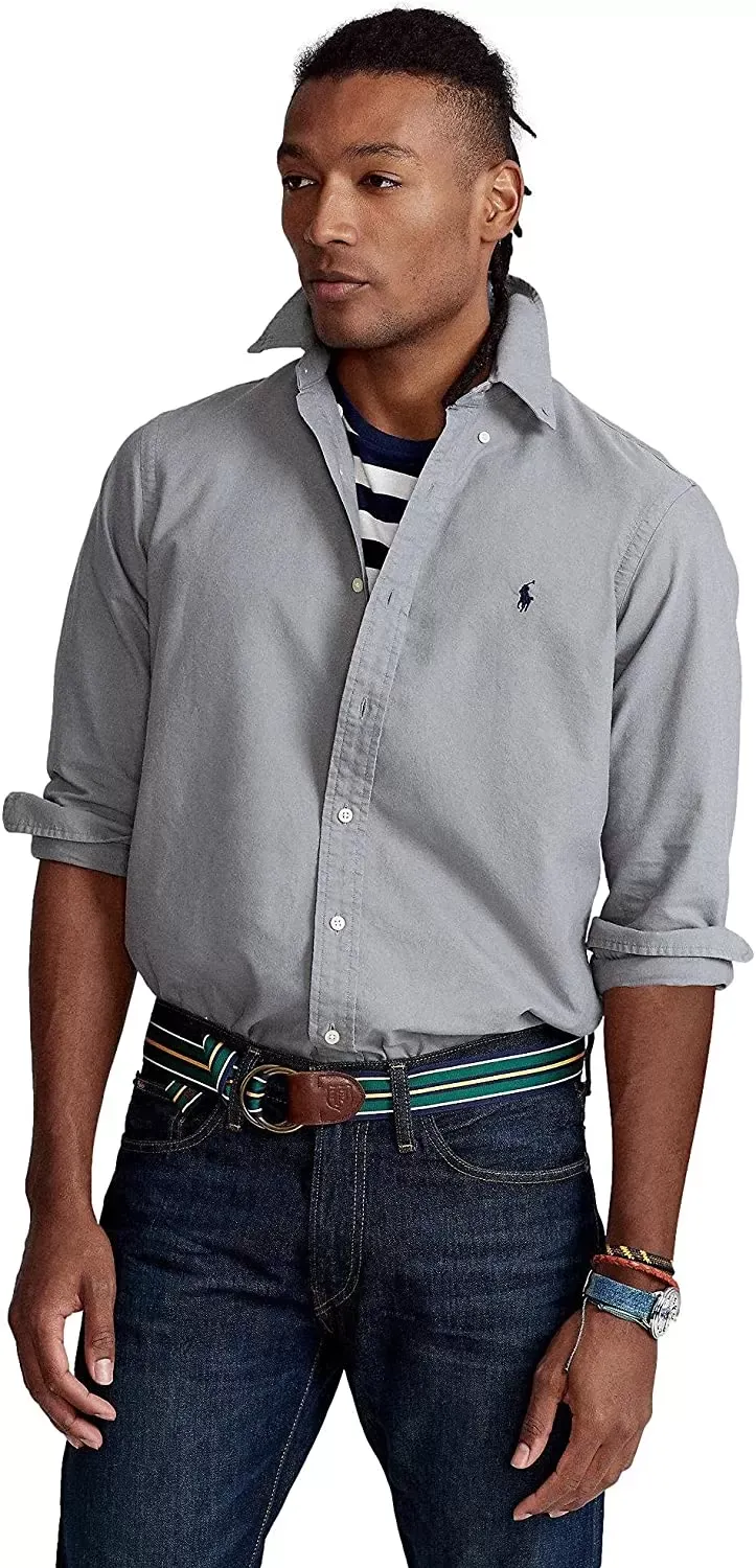 POLO RALPH LAUREN Men's Long Sleeve Classic Oxford Shirt