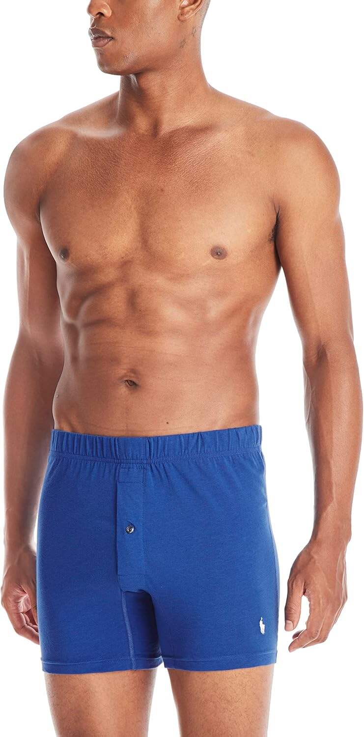 Polo Ralph Lauren Men's Classic Fit Knit Boxers 3 Pack