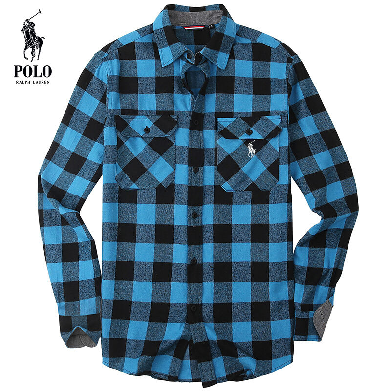 Ralph Lauren Men's flannel plaid shirt(Last day of limited time specials)
