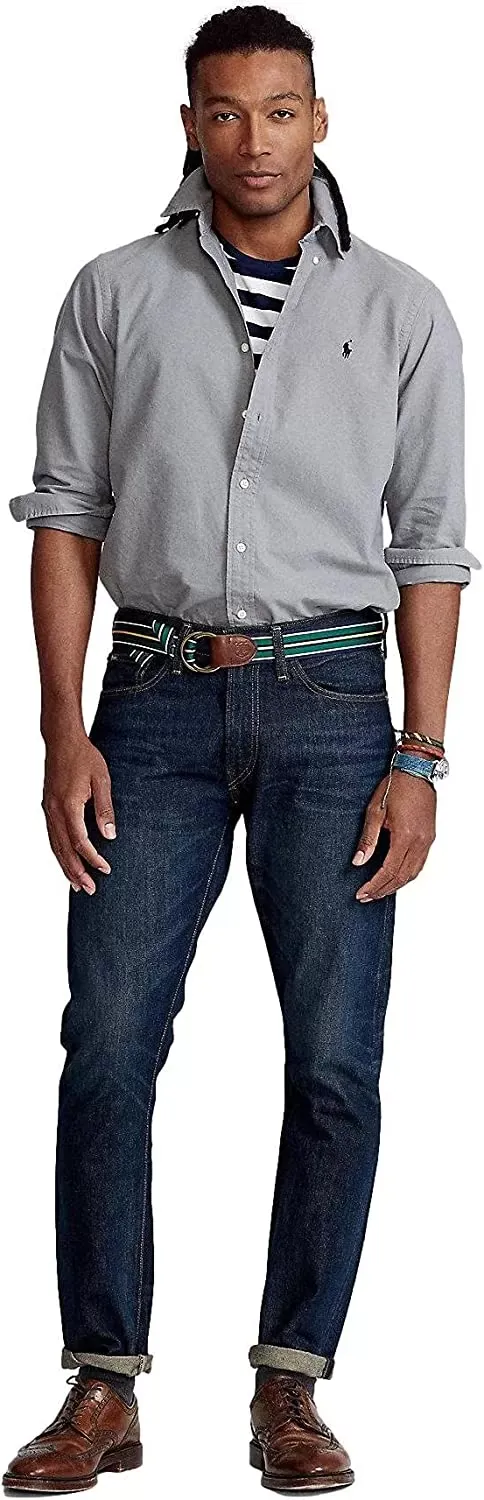 POLO RALPH LAUREN Men's Long Sleeve Classic Oxford Shirt