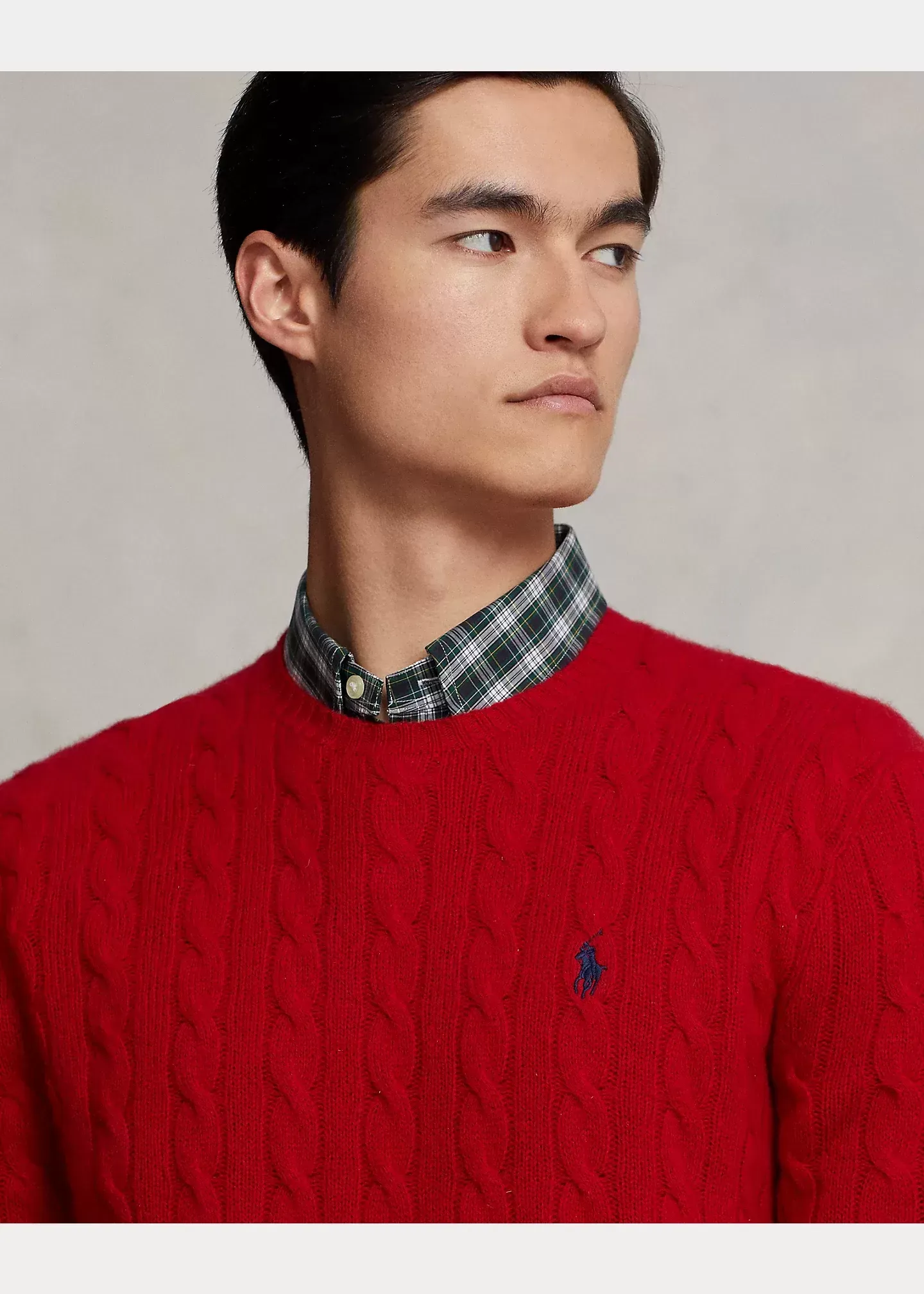 Polo Ralph Lauren Cable-Knit Wool-Cashmere Sweater