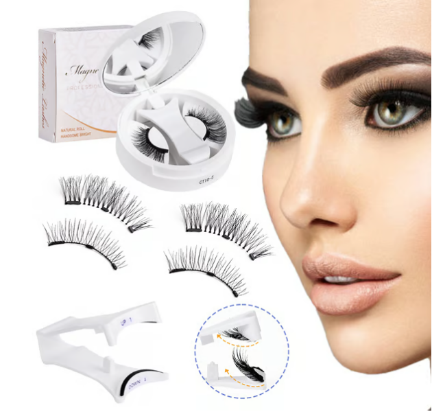 💖Summer Hot Sale - Soft Magnetic Eyelashes All-in-One Box, Reusable