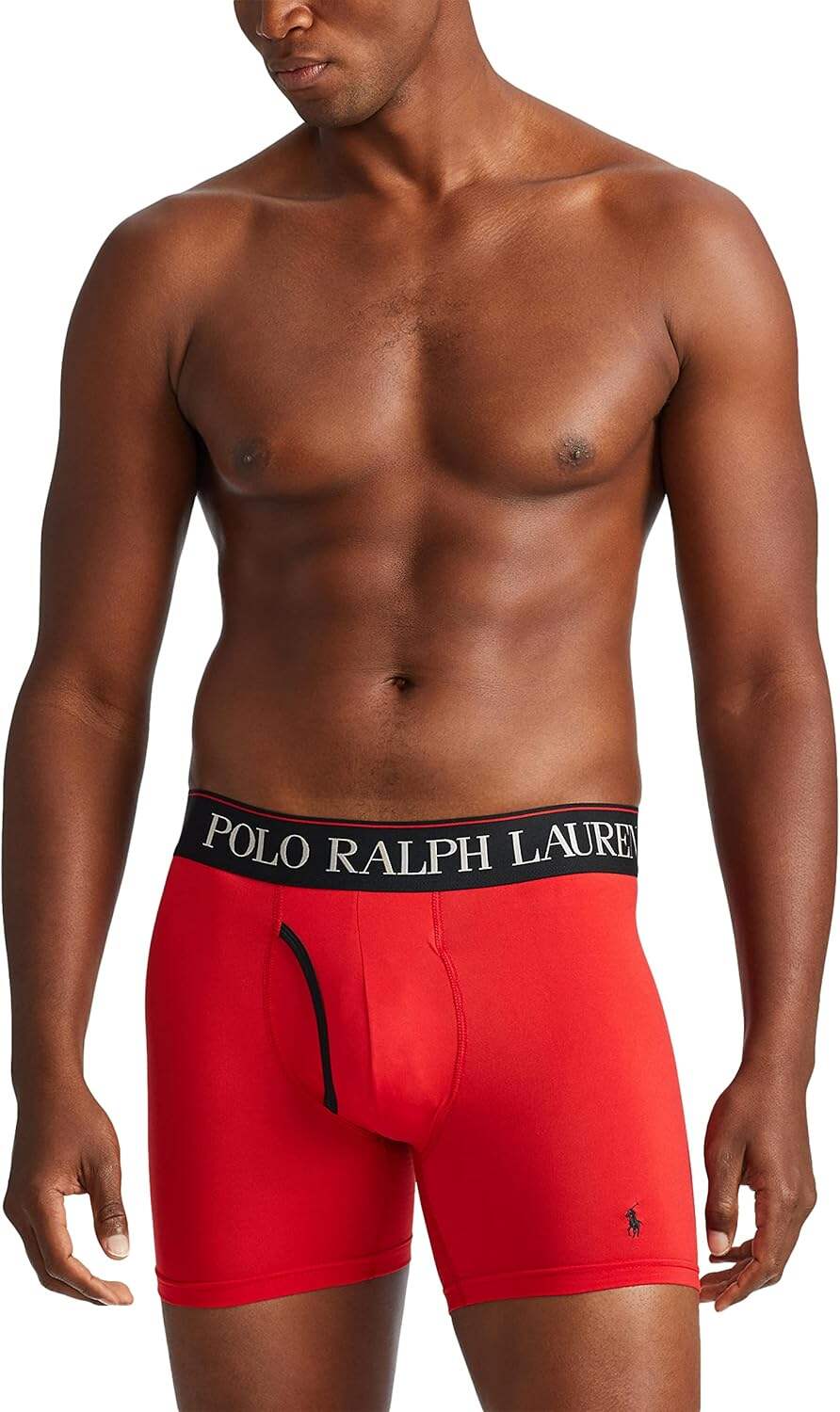 Polo Ralph Lauren Men's 4D Flex Cool Microfiber Boxer Briefs 3 Pack