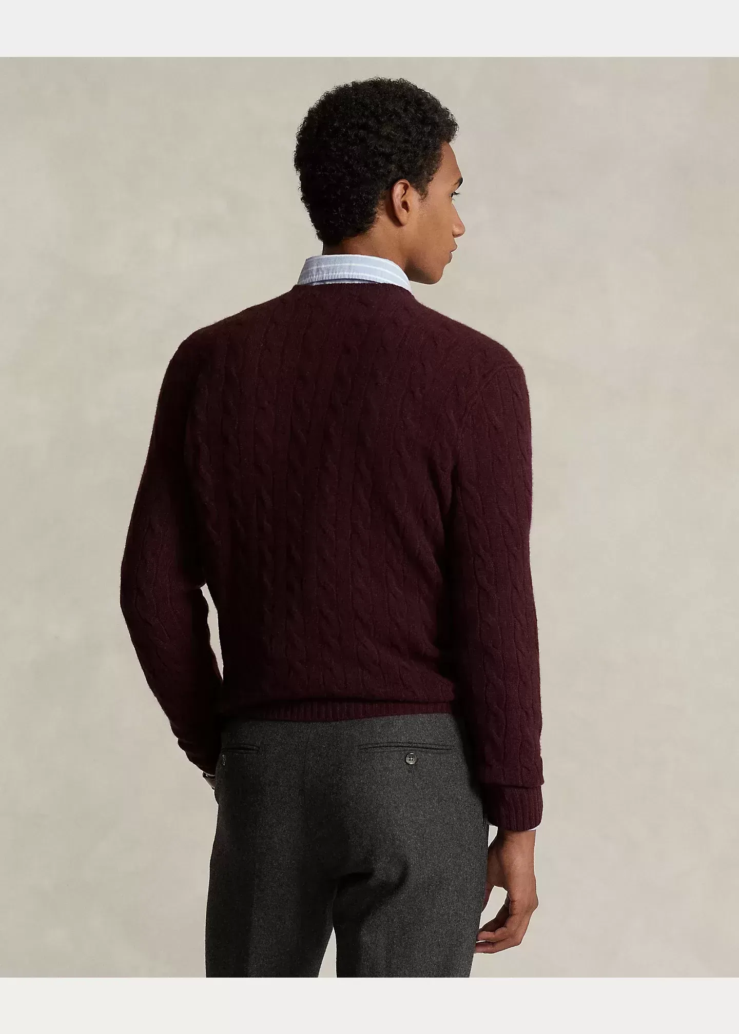 Polo Ralph Lauren Cable-Knit Wool-Cashmere Sweater