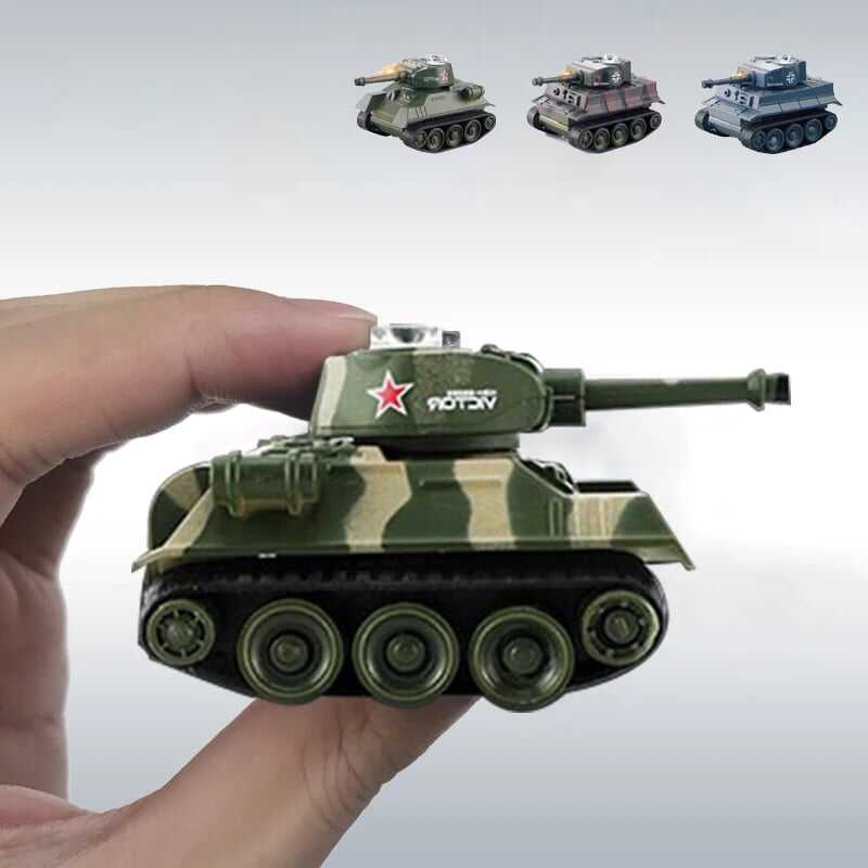 Mini WWII Gray German Tiger RC Tank Toy