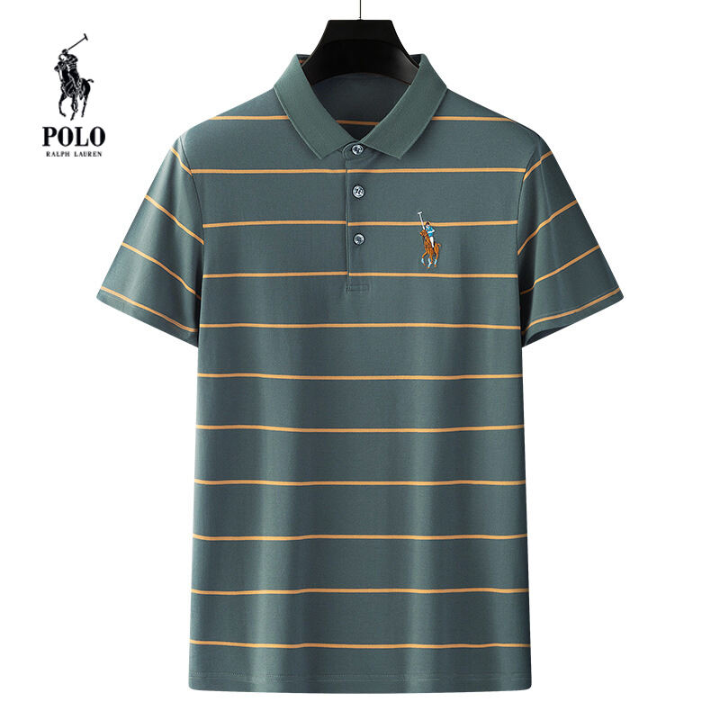 Ralph Lauren Summer Striped Business Lapel Polo Shirt