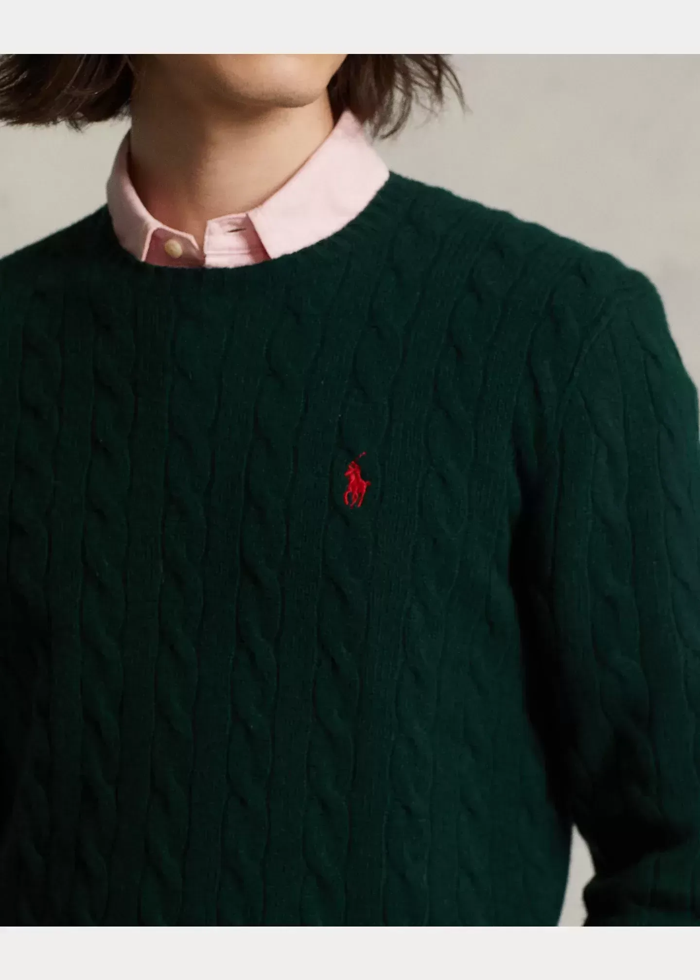Polo Ralph Lauren Cable-Knit Wool-Cashmere Sweater