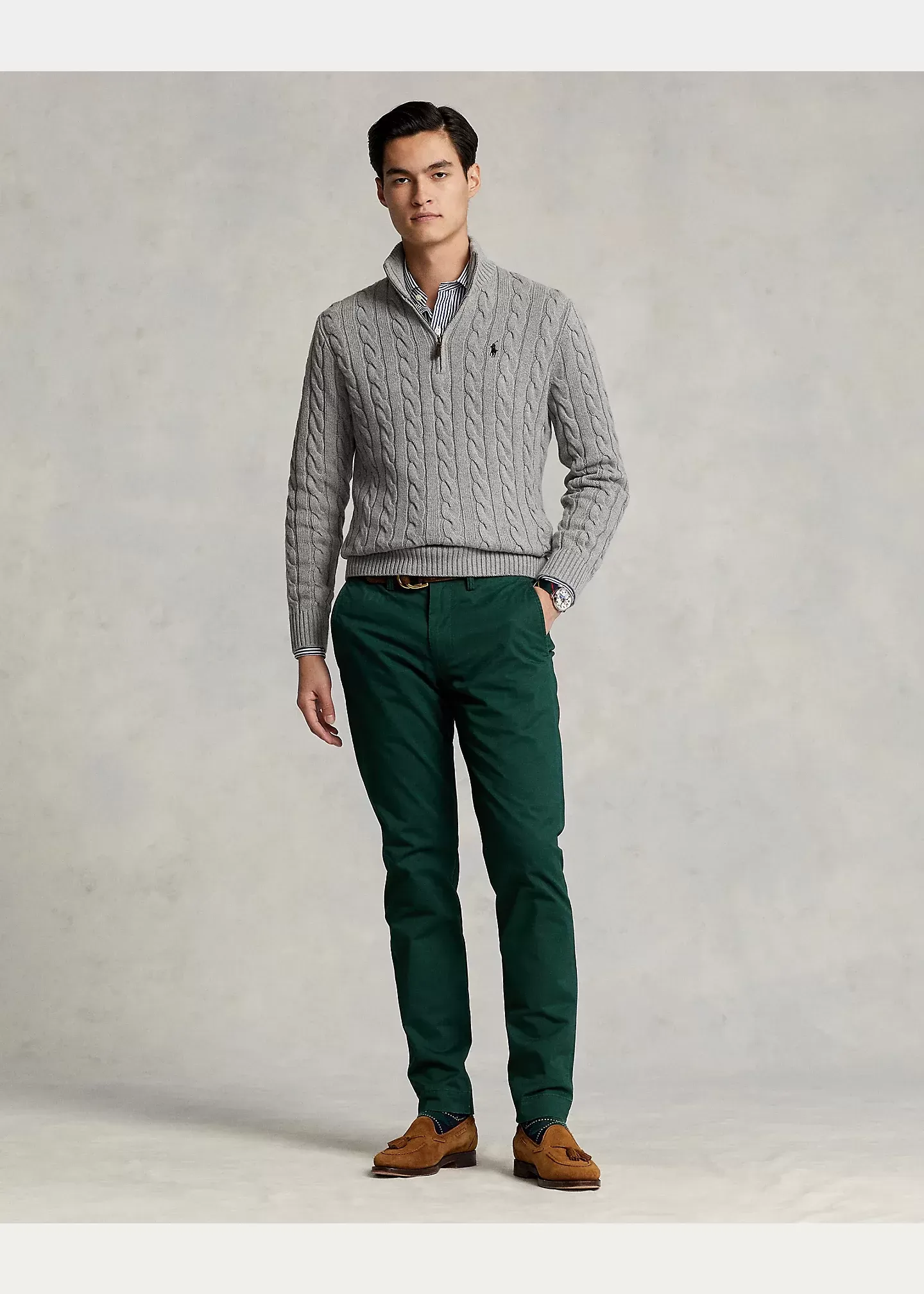 Polo Ralph Lauren Cable-Knit Cotton Sweater