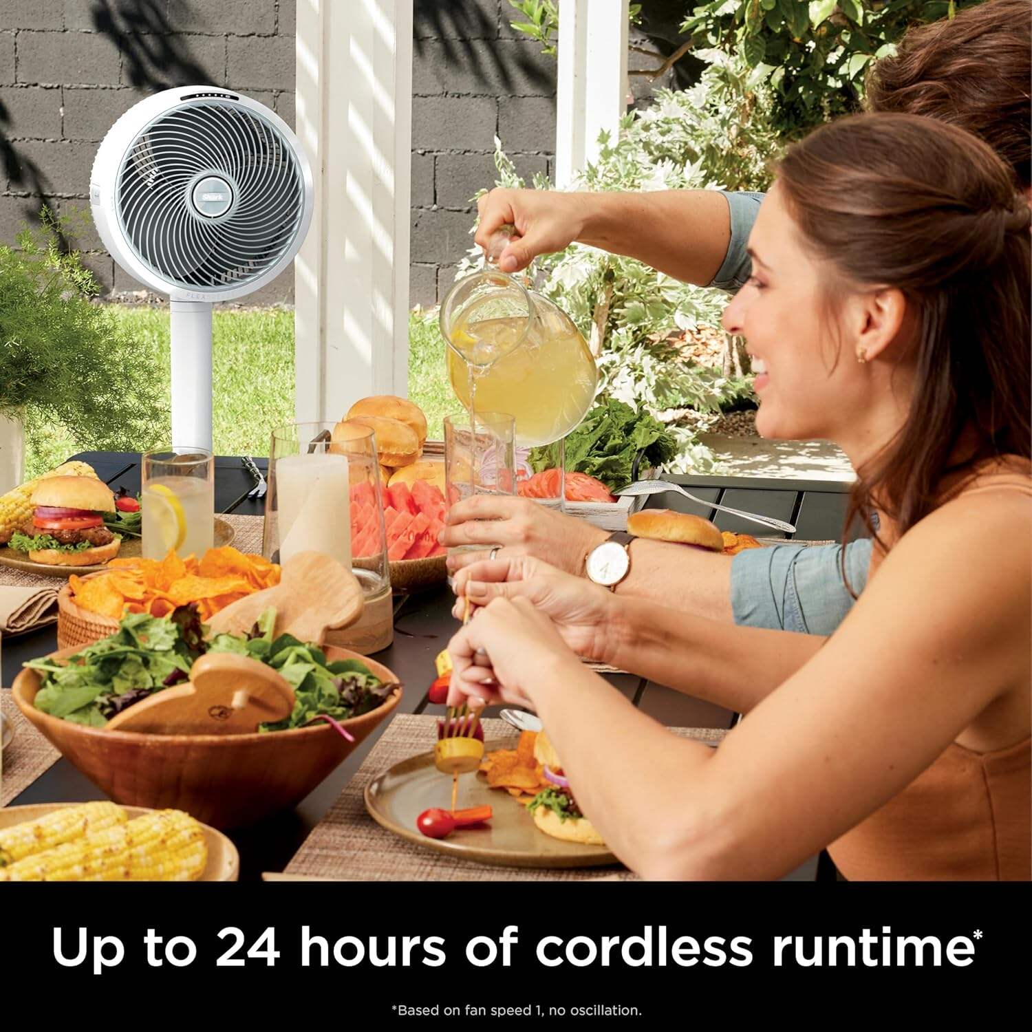 Shark FlexBreeze Pro Mist Fan — Indoor & Outdoor, Integrated Misting