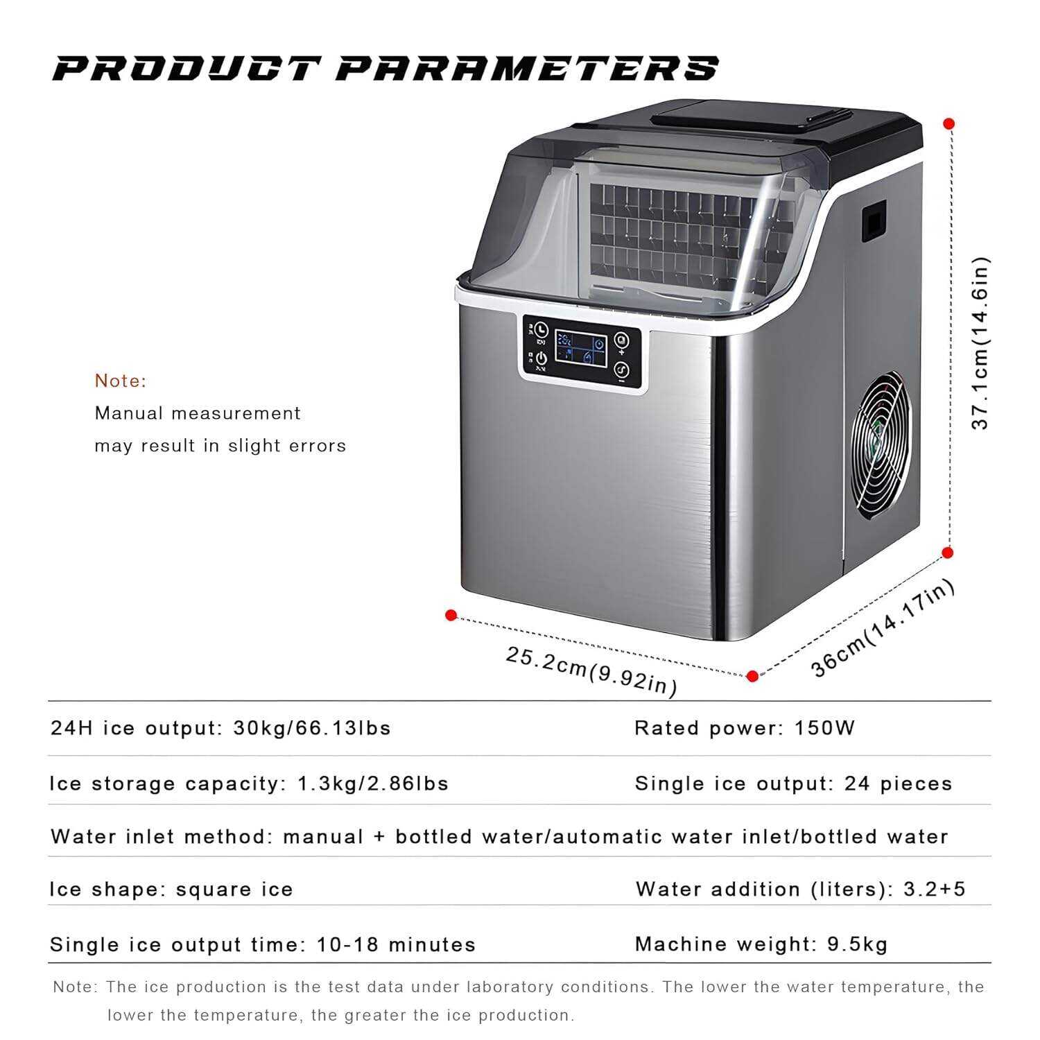 Ice Cube Maker Machine Countertop