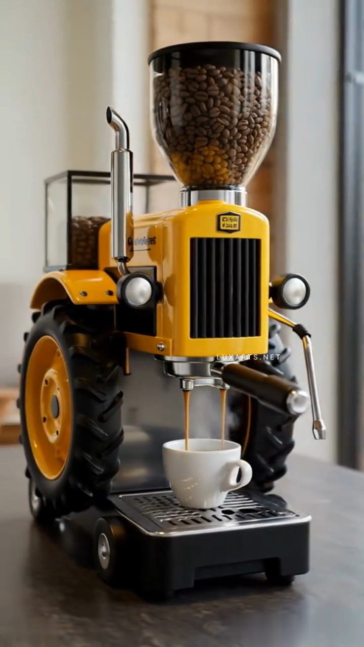 🔥Limited Time Offer💖Bold Design tractor Coffee Maker