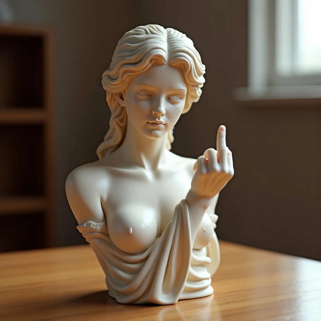 🎨✨ Venus with Attitude – The Original ‘Talk to the Hand’ Icon!