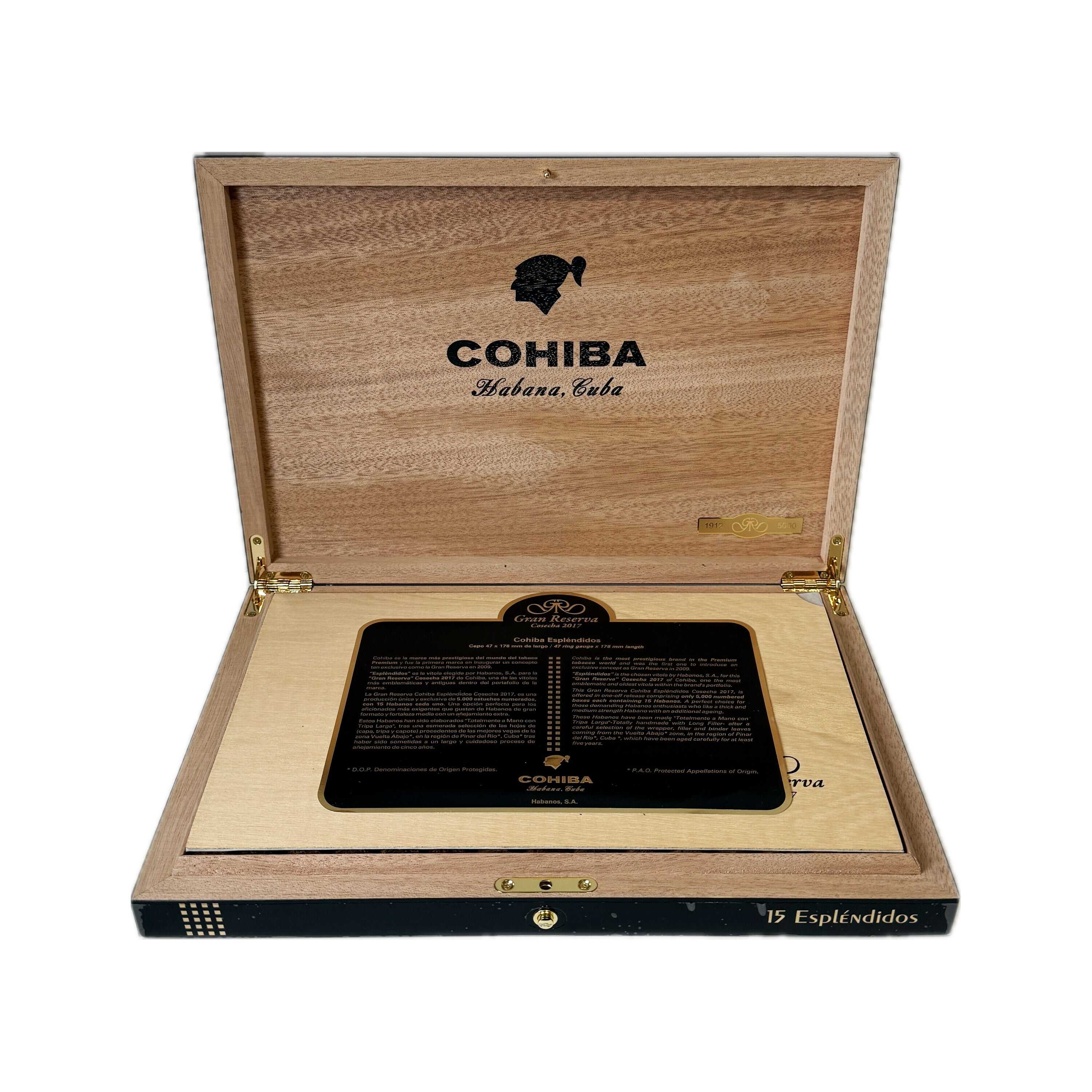 Cohiba Esplendidos Gran Reserva Cosecha 2017 Cigar