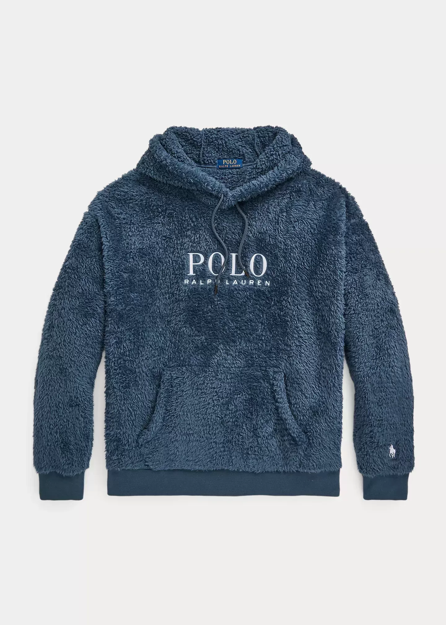 Polo Ralph Lauren Embroidered-Logo Pile Fleece Hoodie