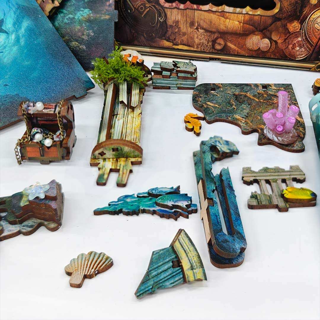 Discover Atlantis DIY Book Nook Shelf Insert