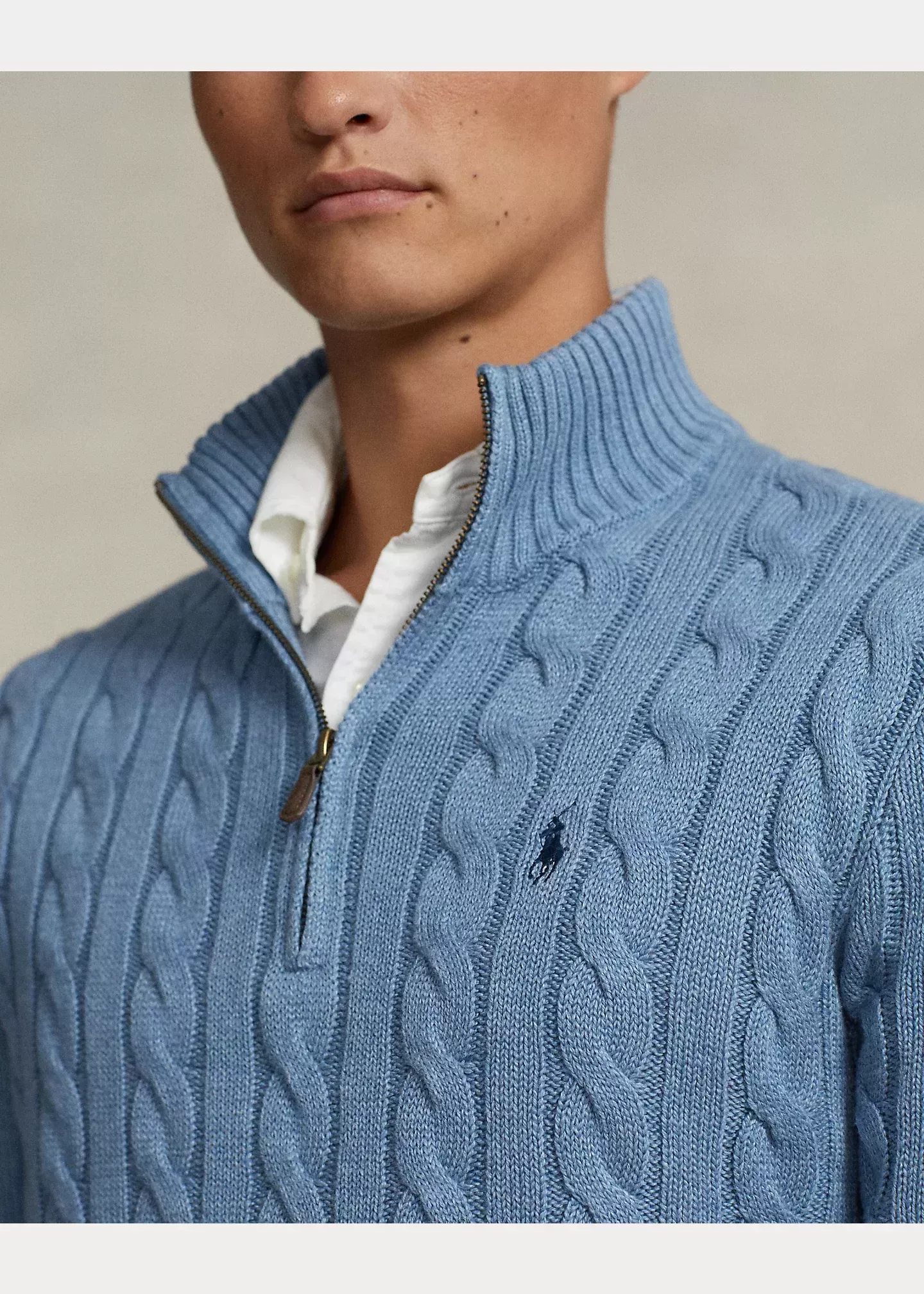 Polo Ralph Lauren Cable-Knit Cotton Sweater