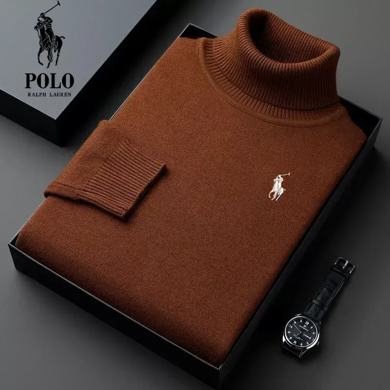 Ralph Lauren Men's Turtleneck Thick Loose Casual Knit Sweater��9 Pack Only $49.98��
