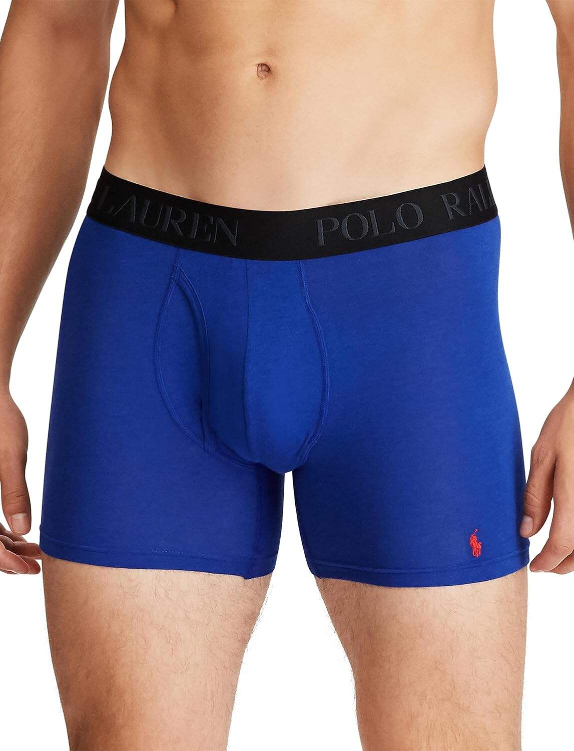 Polo Ralph Lauren Men's 4D Flex Cotton Modal Stretch Boxer Briefs (3 Pack)