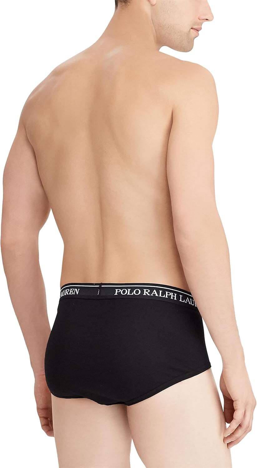 Polo Ralph Lauren Men's Stretch Classic Fit Briefs 4 Pack