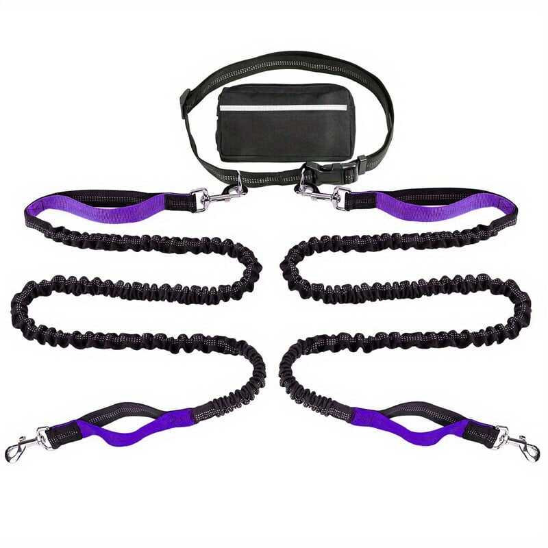🔥Mother's Day Sale -Hands Free Dog Leash with Zipper Pouch