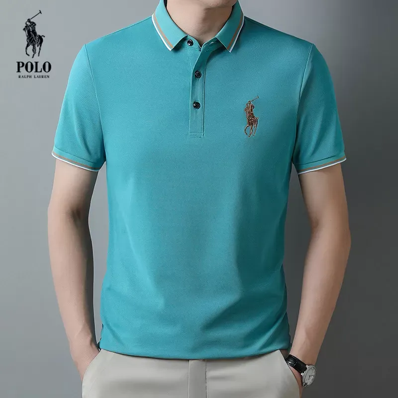 Ralph Lauren Summer Casual Lapel Men's T-Shirt