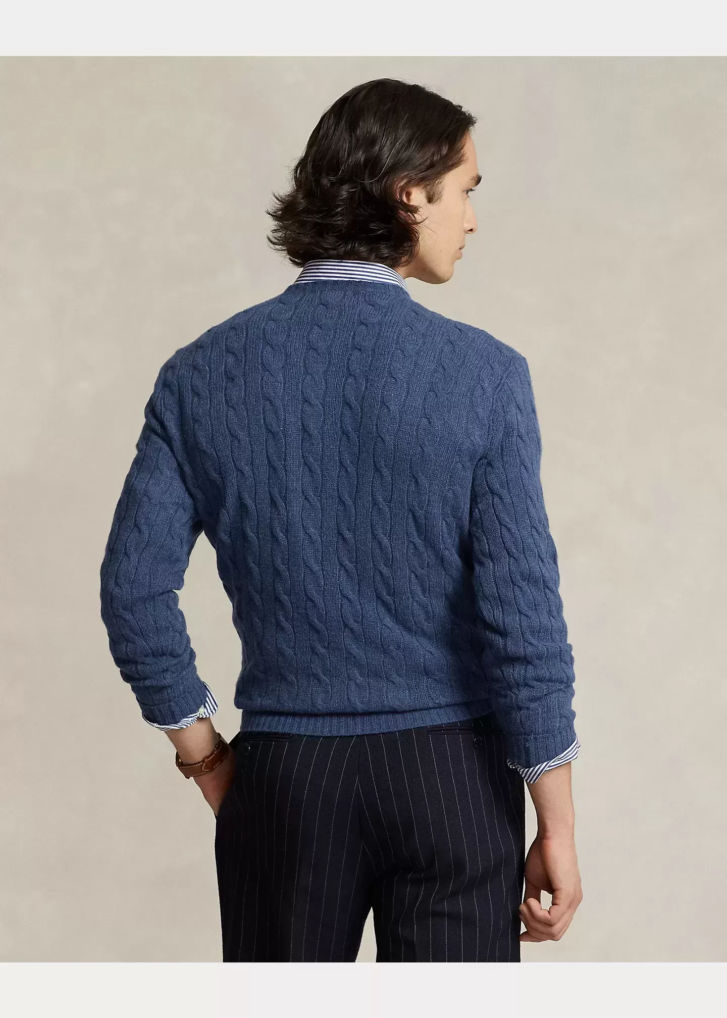 Polo Ralph Lauren Cable-Knit Wool-Cashmere Sweater