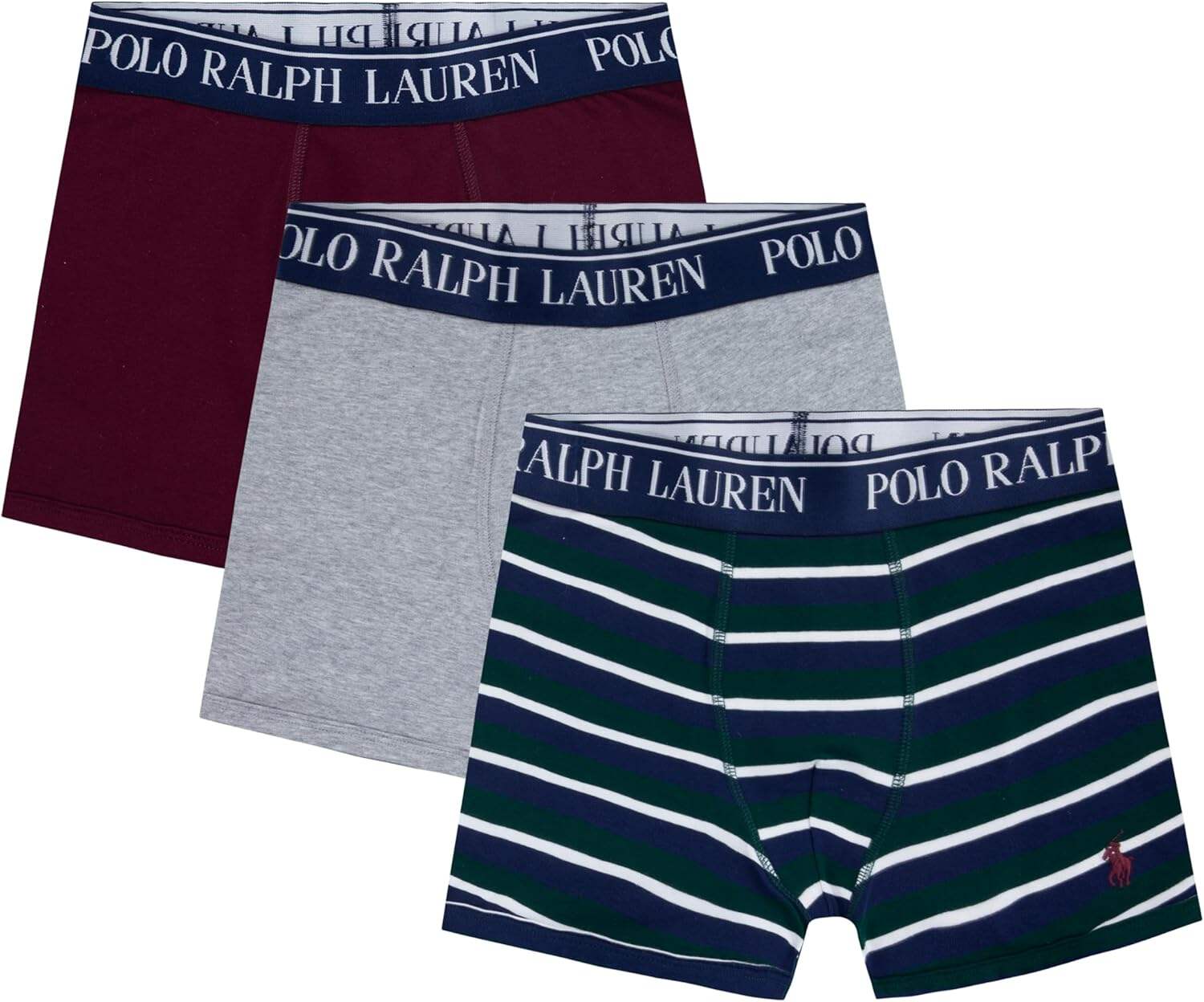 POLO RALPH LAUREN Boys' 3-Pack Boxer Briefs