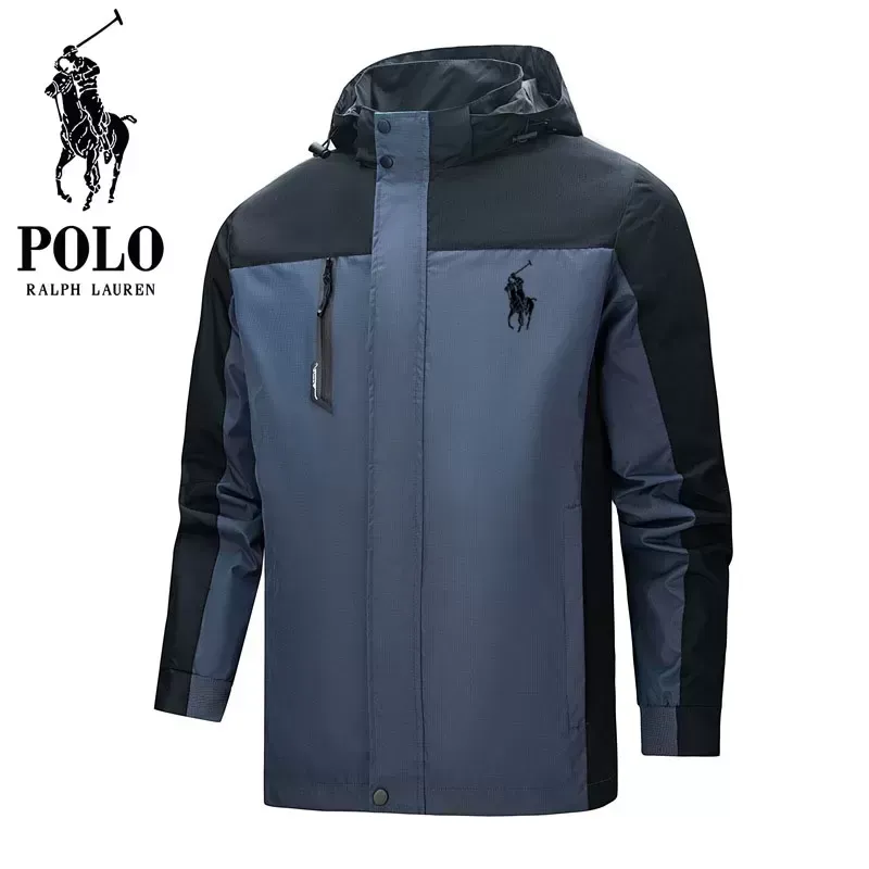 Ralph Lauren Men's Outdoor sports waterproof and windproof hooded jacket