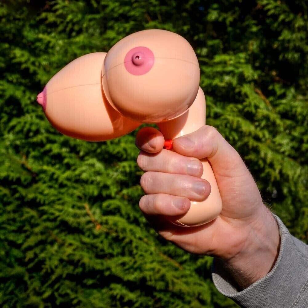 🏖️Boobie Squirt Gun 10 oz Water Gun Fun Bachelor Novelty Pool Party Gag Toy Gift🌊
