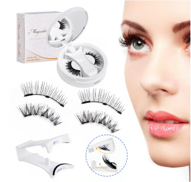 💖Summer Hot Sale - Soft Magnetic Eyelashes All-in-One Box, Reusable